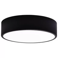 Lampy sufitowe - Euluna Lampa sufitowa Cleo 300 czujnik, 30cm czarna - miniaturka - grafika 1