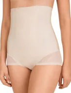 Majtki damskie - FELINA wysokie majtki figi modelujące beżowe cieliste do sukienek S/36 - miniaturka - grafika 1