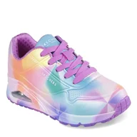 Moda i Uroda OUTLET - Skechers Dziewczęce buty sportowe Uno Gen1, Fioletowy wiele, 35.5 EU - miniaturka - grafika 1