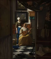 Plakaty - Girl with a Flute, Jan Vermeer - plakat 30x40 cm - miniaturka - grafika 1