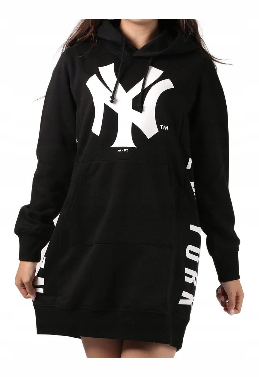 Bluza z kapturem długa New York Yankees Majestic M