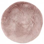 Dywany - Dywan Obsession SAMBA SAB495 powder pink shaggy koło - miniaturka - grafika 1