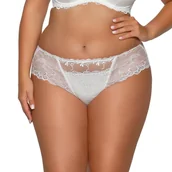 Komplety bielizny - Figi damskie z koronką AV 1030 kremowe  XL - miniaturka - grafika 1