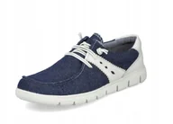 Półbuty damskie - RIEKER PÓŁBUTY DAMSKIE GRANATOWE SZNUROWANE CASUAL 39 Ż4H - miniaturka - grafika 1