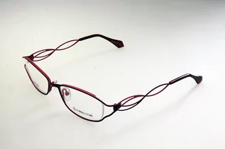 Okulary korekcyjne, oprawki, szkła - Oprawki korekcyjne Lorenzo Conti HY004 C3 bordowo-czerwone - grafika 1