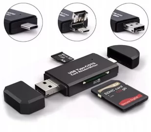 Czytnik Kart SD, Zenwire, 5w1 Pendrive micro USB-C OTG - Huby USB Czytnik Kart SD, Zenwire, 5w1 Pendrive micro USB-C OTG - Huby USB - miniaturka - grafika 1