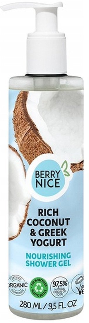 Berry Nice Żel pod prysznic rich coconut & greek yogurt 280ml