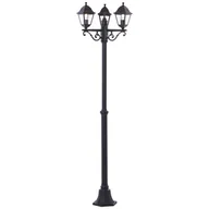 Lampy ogrodowe - Potrójna latarnia stojąca Nissie 90995A06 Brilliant industrialna czarna - miniaturka - grafika 1