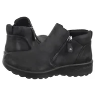Botki damskie - Botki Lovely Vibe Fall In Bloom Black 158952/BBK (SK195-a) Skechers - miniaturka - grafika 1