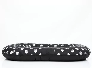 Hobbydog Legowisko dla psa 78x100 cm Czarny z łapkami XLPPRCZL2 - Legowiska dla psów - miniaturka - grafika 1