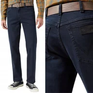 Spodnie męskie - Wrangler TEXAS New Cloudy Skies KLASYCZNE PROSTE GRANATOWY DżINS W44 L32 - miniaturka - grafika 1