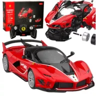 Zabawki zdalnie sterowane - Samochód zdalnie sterowany Rastar 96900 Ferrari 1:18 zestaw do złożenia - miniaturka - grafika 1