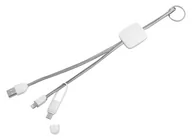 Kable USB - Kabel ładujący ANNOUNCER, biały - miniaturka - grafika 1