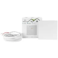 Sterowniki i przekaźniki - Regulator Temperatury Wifi Programowalny Mission Air Leo White + Czujnik Temperatury Ntc Termostat Smart Home - miniaturka - grafika 1