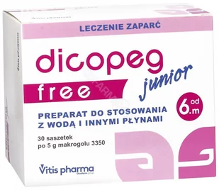 Vitis Pharma Dicopeg junior free x 30 sasz - Układ pokarmowy - miniaturka - grafika 1