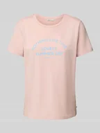 Koszulki i topy damskie - T-shirt o kroju regular fit z czystej bawełny - miniaturka - grafika 1
