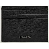 Etui na dokumenty i karty - Calvin Klein Skórzane etui na karty - miniaturka - grafika 1