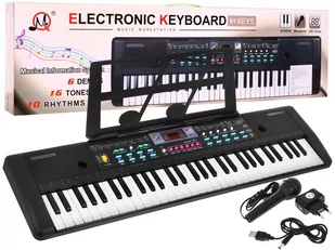 Organy Do Nauki Dla Dzieci Keyboard Z Mikrofonem - Instrumenty muzyczne dla dzieci - miniaturka - grafika 2