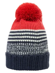 Döll Dzianinowa czapka w kolorze granatowo-czerwonym - Czapki dla dzieci - miniaturka - grafika 1