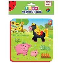 Puzzle Piankowe Magnetyczne Zwierzęta Na Farmie Rk5010-06 - Puzzle - miniaturka - grafika 4