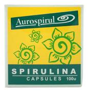 Suplementy naturalne - AUROSPIRUL AUROSPIRUL SPIRULINA Z AMLĄ 100 KAPSUŁEK - miniaturka - grafika 1