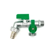 Zawory i kraniki - Fluvius Zawór czerpalny podwójny NANO DOBLE 1/2x3/4 - miniaturka - grafika 1