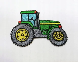 Piękna Naszywka Termo Haftowana, Łatka, Patch - Traktor - Pasmanteria - miniaturka - grafika 1