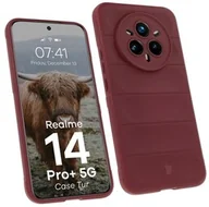Etui i futerały do telefonów - Bizon Pancerne etui Case Tur do Realme 14 Pro Plus 5G, burgundowe - miniaturka - grafika 1