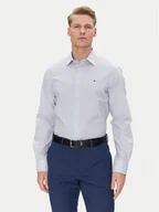 Koszule męskie - Tommy Hilfiger Koszula MW0MW38960 Niebieski Regular Fit - miniaturka - grafika 1