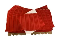Pasmanteria - kufer-pasmanteria.pl Taśma elastyczna plisowana żorżeta 12 cm ( 1 mb ) Czerwona 6A6C-51427_20220417123221 - miniaturka - grafika 1