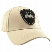 Czapki i chusty sportowe męskie - Czapka z Daszkiem Męska Damska Bejsbolówka Uniwersalna Regulowana Beżowa - miniaturka - grafika 1