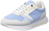 Trampki damskie - Tommy Hilfiger Damskie tenisówki Essential Mesh Runner Fw0fw07381, Niebieski Breezy Blue, 38 EU - miniaturka - grafika 1