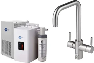 Zestaw INSINKERATOR HOT Bateria 4W1U stal szczotkowana + chłodziarka, zbiornik i filtr 45358B CCZ - Baterie kuchenne - miniaturka - grafika 1