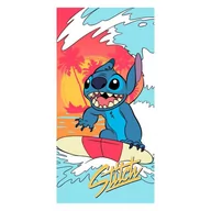 Okrycia kąpielowe dla dzieci - Bawełniany Ręcznik Plażowy Disney Stitch 70x140 - miniaturka - grafika 1