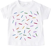 Koszulki dla dziewczynek - Koszulki w kredki na DZIEŃ KREDKI W PRZEDSZKOLU - miniaturka - grafika 1