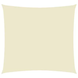 vidaXL Prostokątny żagiel ogrodowy, tkanina Oxford, 2,5x3 m, kremowy vidaXL - Parasole ogrodowe - miniaturka - grafika 1