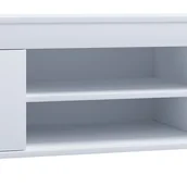 Szafki RTV - Meble TV Usilo Biały W. 37 x S. 160 x T.45cm - miniaturka - grafika 1