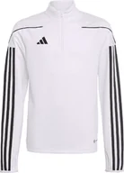 Bluzy damskie - Bluza dla dzieci adidas Tiro 23 League Training Top biało-czarna IB8477-164cm - miniaturka - grafika 1
