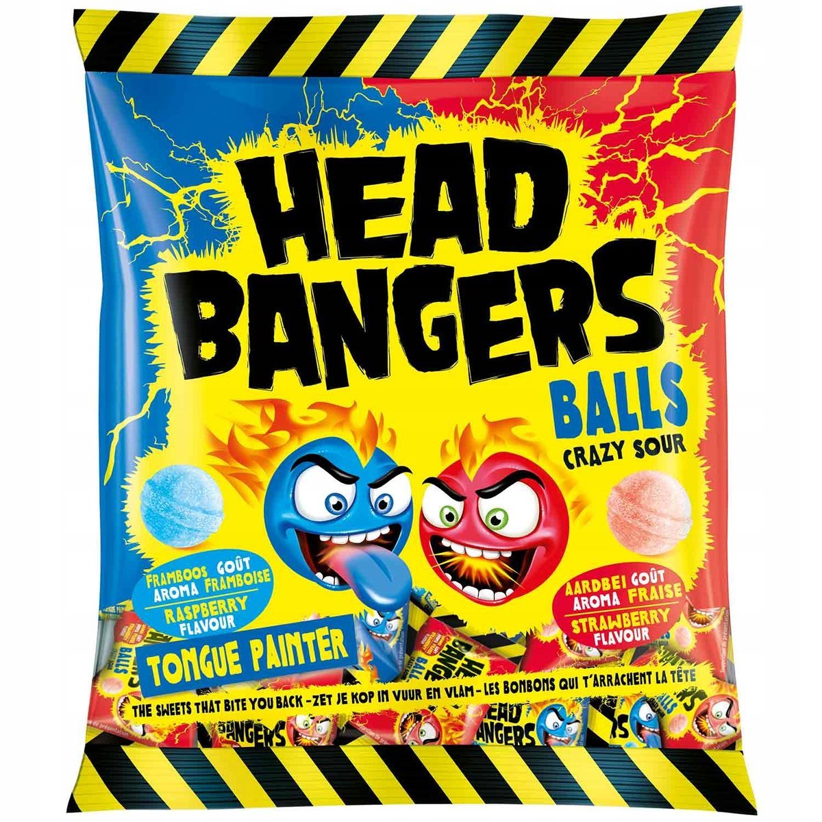 Cukierki Head Bangers Crazy Sour z Niemiec