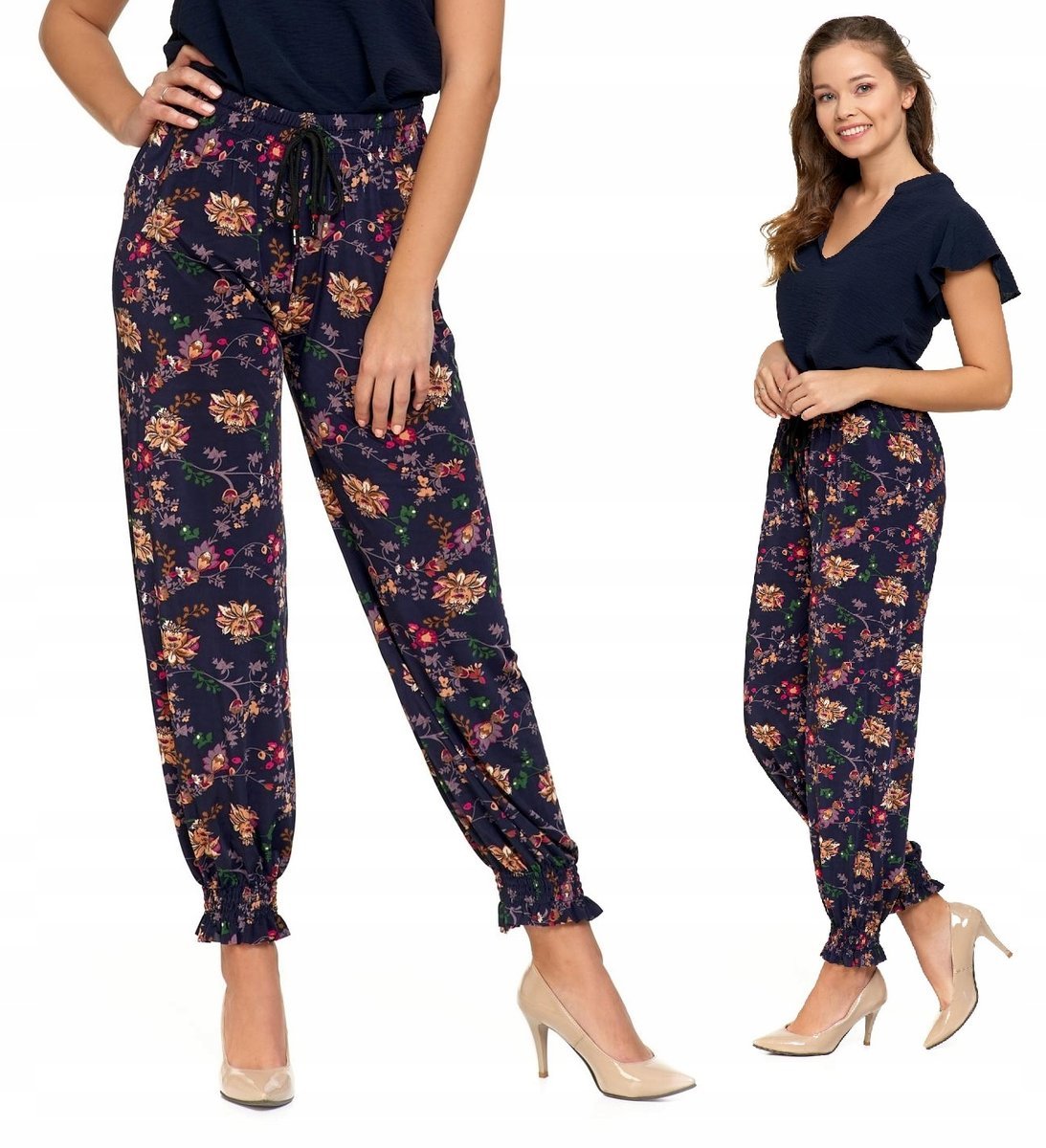 Alladynki Luźne Spodnie Damskie Pumpy S/M MORAJ