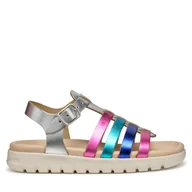 Buty dla dziewczynek - Sandały Geox J Soleima Gir J35GSB 000CF C1239 M Kolorowy - miniaturka - grafika 1
