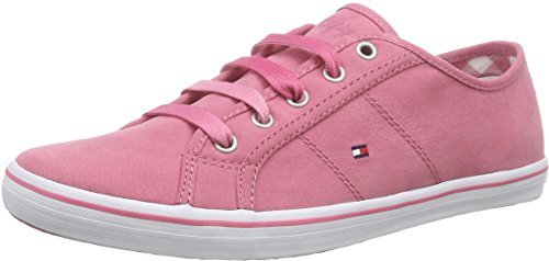 Tommy Hilfiger Dziewczęce S3285later 6d-1 Low-Top, różowy - Pink Rapture Rose 602-37 EU