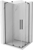 Kabiny prysznicowe - Mexen Velar L Duo kabina prysznicowa rozsuwana 100x90 cm, transparent, gun metal - 871-100-090-02-03-95 - miniaturka - grafika 1