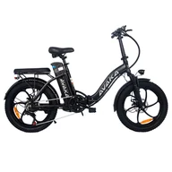 Rowery elektryczne - AVAKA BZ20 PLUS Electric Bike Foldable 20*3 0 Inch Fat Tires 500W Brushless Motor 25Km/h Max Speed 48V 18 2Ah Battery 100Km Ran - miniaturka - grafika 1