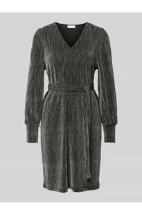 Sukienka o długości do kolan z dekoltem w serek model ANITA AGNETHE - Selected Femme - Sukienki - miniaturka - grafika 1