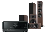 Kino domowe - Yamaha RX-V4A (czarny) + Tesi 6 + 2 + 7 (mokka) - miniaturka - grafika 1