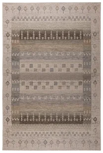 MULTI-DECOR Dywan zewnętrzny/wewnętrzny Kemet Aztecki szary 200 x 280 cm - Dywany zewnętrzne - miniaturka - grafika 1