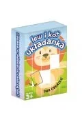 Układanki dla dzieci - układanka lew i kot - miniaturka - grafika 1