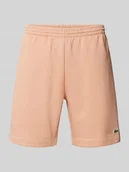 Spodnie sportowe męskie - Szorty z dzianiny dresowej o kroju regular fit z elastycznym pasem - miniaturka - grafika 1