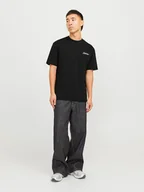 Koszulki męskie - Jack & Jones Koszulka w kolorze czarnym - miniaturka - grafika 1